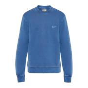 Woolrich Sweatshirt med broderad logotyp Blue, Herr