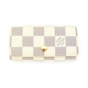 Louis Vuitton Vintage Pre-owned Tyg nyckelhllare Beige, Dam