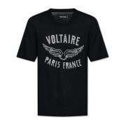 Zadig & Voltaire Tröja med Ida-logotyp Black, Dam