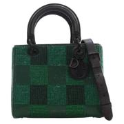 Dior Vintage Pre-owned Laeder handvskor Green, Dam