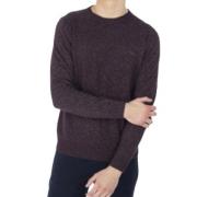 Harmont & Blaine Bordeaux Sweater med ikonisk Bassotto-broderi Red, He...