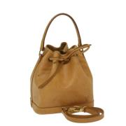 Louis Vuitton Vintage Pre-owned Laeder handvskor Beige, Dam