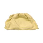 Bottega Veneta Vintage Pre-owned Laeder kuvertvskor Yellow, Dam