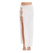 F**k Vit Spets Strand Sarong White, Dam