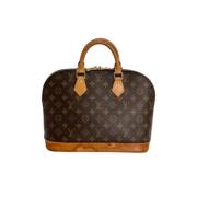 Louis Vuitton Vintage Pre-owned Canvas handvskor Brown, Dam