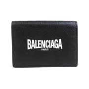 Balenciaga Vintage Pre-owned Laeder plnbcker Black, Dam