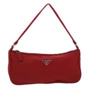 Prada Vintage Pre-owned Tyg prada-vskor Red, Dam