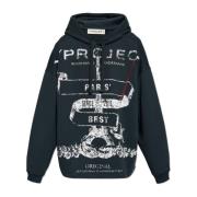 Y/Project Tryckt sweatshirt Gray, Herr