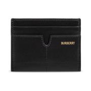 Burberry Läderkorthållare Black, Dam