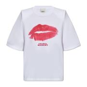 Isabel Marant T-shirt 'Ben' White, Dam