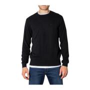 Armani Exchange Svart Sweater Kollektion Black, Herr