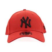 New Era NY Yankees Baseball Cap Svart Red, Herr