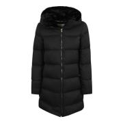 Herno A-Form i Arendelle och Faux Fur Black, Dam