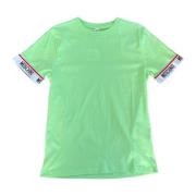 Moschino Kortärmad Bomull T-shirt, Modell A07824305 Green, Herr