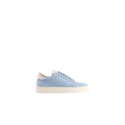 Belledonne Paris Blå Mocka Basket Sneakers Blue, Dam