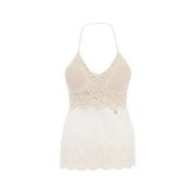 Guess Ärmlös Topp Beige, Dam