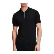 Karl Lagerfeld Svart Polo Tröja 745402-543221 Black, Herr