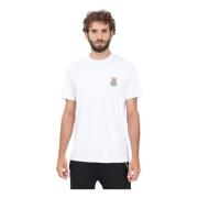 Moschino Vit Teddy Patch T-shirt White, Herr