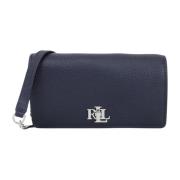 Ralph Lauren Crossbody Tech Case Axelväska Blue, Dam