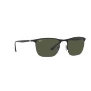 Ray-Ban Klassiska solglasögon med gröna linser Black, Unisex