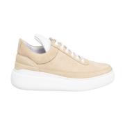 Filling Pieces Beige Mocka Kilklack Sneakers Beige, Dam