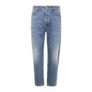 Golden Goose Happy Medium Stone Washed Denim Jeans Blue, Herr