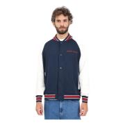 Tommy Jeans College Style Bomber Sweater Multicolor, Herr