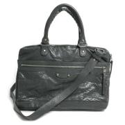 Balenciaga Vintage Pre-owned Laeder handvskor Black, Herr