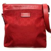 Gucci Vintage Pre-owned Canvas gucci-vskor Red, Dam