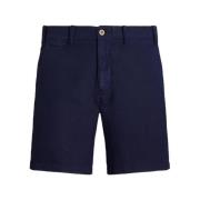 Ralph Lauren Blå Chinosshorts med dragkedja och knapp Blue, Herr