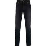 Dolce & Gabbana Svarta Slim-fit Jeans Black, Herr