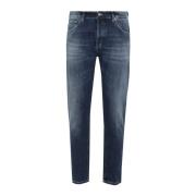 Dondup Brighton Mid Jeans Blue, Herr