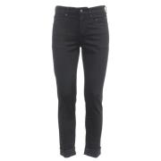 Siviglia Slim Fit Svarta Byxor 5 Fickor Black, Herr