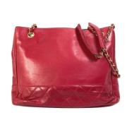 Chanel Vintage Pre-owned Laeder chanel-vskor Red, Dam