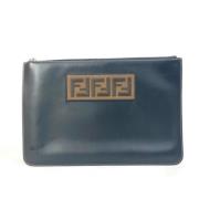 Fendi Vintage Pre-owned Laeder fendi-vskor Blue, Dam