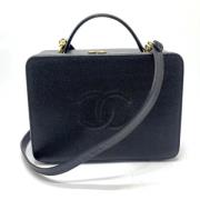 Chanel Vintage Pre-owned Laeder chanel-vskor Black, Dam