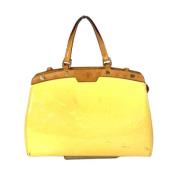 Louis Vuitton Vintage Pre-owned Tyg louis-vuitton-vskor Yellow, Dam