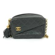 Chanel Vintage Pre-owned Laeder chanel-vskor Gray, Dam