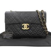 Chanel Vintage Pre-owned Tyg chanel-vskor Black, Dam