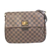 Louis Vuitton Vintage Pre-owned Tyg louis-vuitton-vskor Brown, Dam