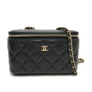 Chanel Vintage Pre-owned Vintage Crossbody Bag Black, Dam