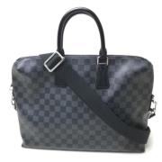 Louis Vuitton Vintage Pre-owned Tyg louis-vuitton-vskor Black, Dam