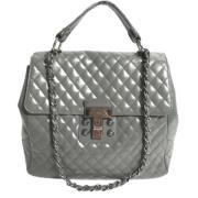 Chanel Vintage Pre-owned Laeder chanel-vskor Gray, Dam