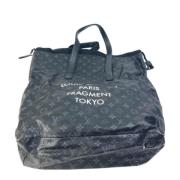 Louis Vuitton Vintage Pre-owned Tyg louis-vuitton-vskor Black, Dam