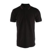 Hugo Boss Slim Fit Bomull Polo Skjorta Black, Herr