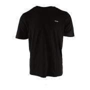 Hugo Boss Svart Bomull T-shirt Dero 222 Black, Herr