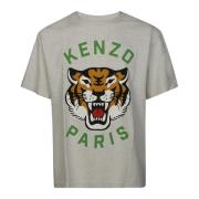 Kenzo Kortärmad Tiger T-shirt Gray, Herr