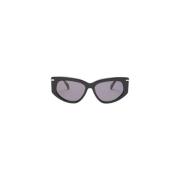 Max Mara Kattöga acetat solglasögon Black, Dam