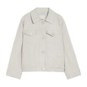 Max Mara Yvonne Offwhite Skjortjacka White, Dam