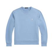 Ralph Lauren Ljusblå Loopback Fleece Sweatshirt Blue, Herr